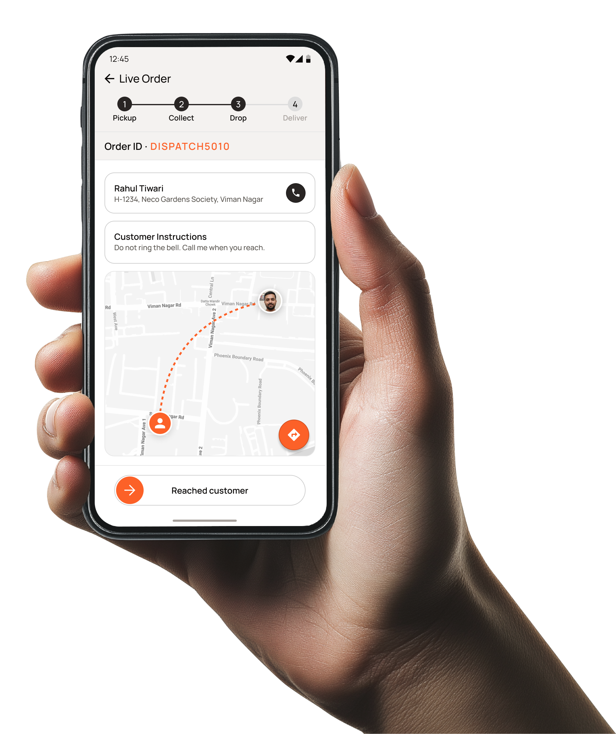 Dispatch partner app